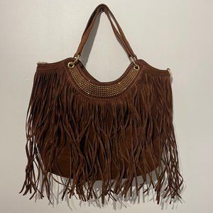 Fringe Hobo Bag